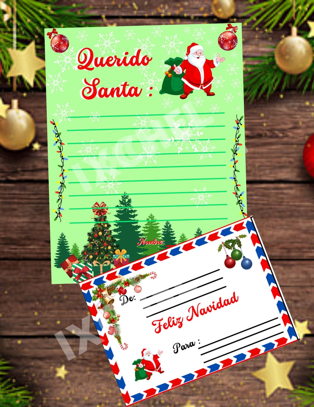 Carta Para SANTA letter To SANTA In Spanish IMPRIMIBLE Etsy Ireland carta-para-santa-letter-to-santa-in-spanish-imprimible-etsy-ireland