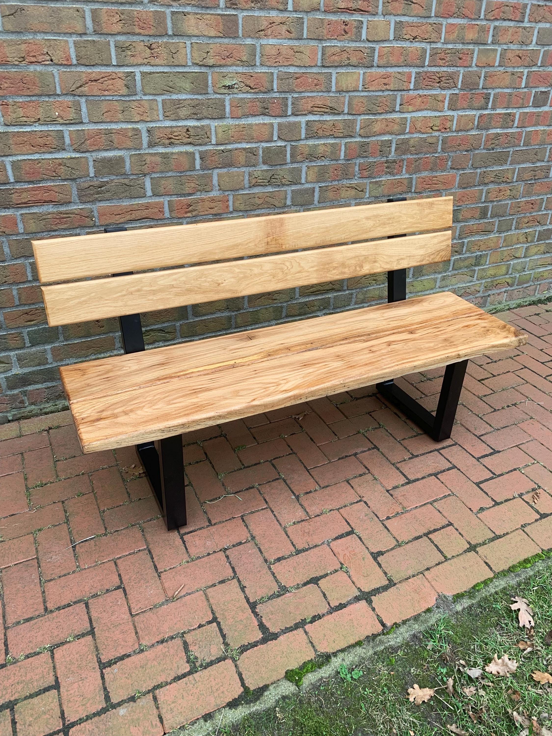 Metallgestell für gartenbank