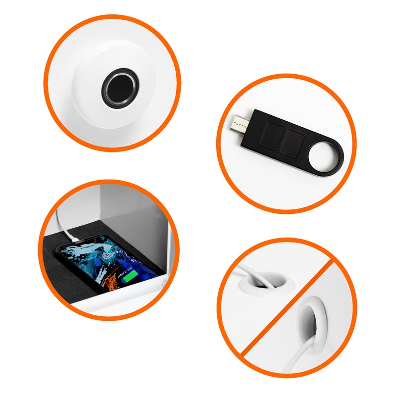 Locked Charging Station to Prevent Kids' Smartphone Addiction