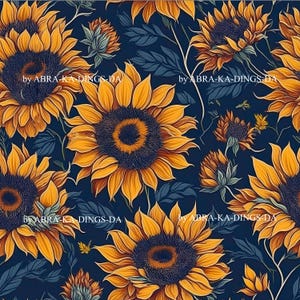 seamless pattern - Sunflower