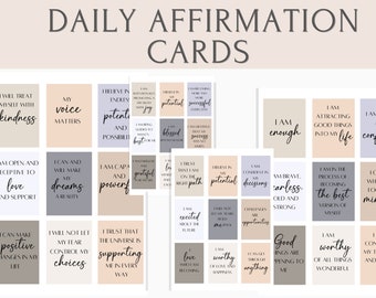 Affirmation Positive Cards Printable Kindness Cards Words of Encouragement Gratitude Cards Self Love for Teens Mindfulness Gift