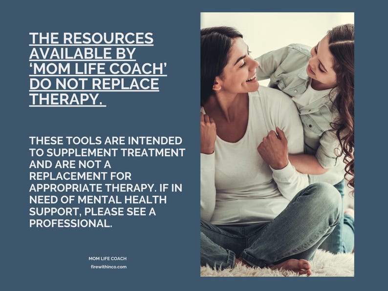 Printable Stress Relief Workbook for Moms | 30-Day Self-Care Challenge and Journaling Prompts