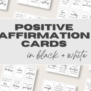 Tarjetas de afirmación imprimibles Tarjetas de bondad imprimibles Palabras de aliento Tarjetas de gratitud Amor propio para adolescentes Regalo de atención plena