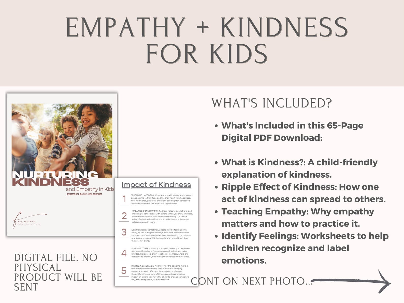 Empathy Kindness for Kids Printable Worksheets for Kids Children Book ...