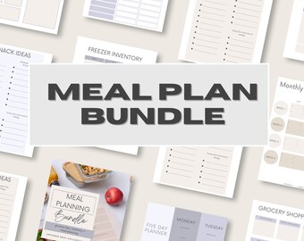 Wekelijkse maaltijdplanner Afdrukbare ADHD-maaltijdplanner Boodschappenlijst Pad PDF Afdrukbare maaltijdvoorbereiding Weekmenu Voedselbereiding Voedseldagboek Maaltijdvoorbereiding PDF