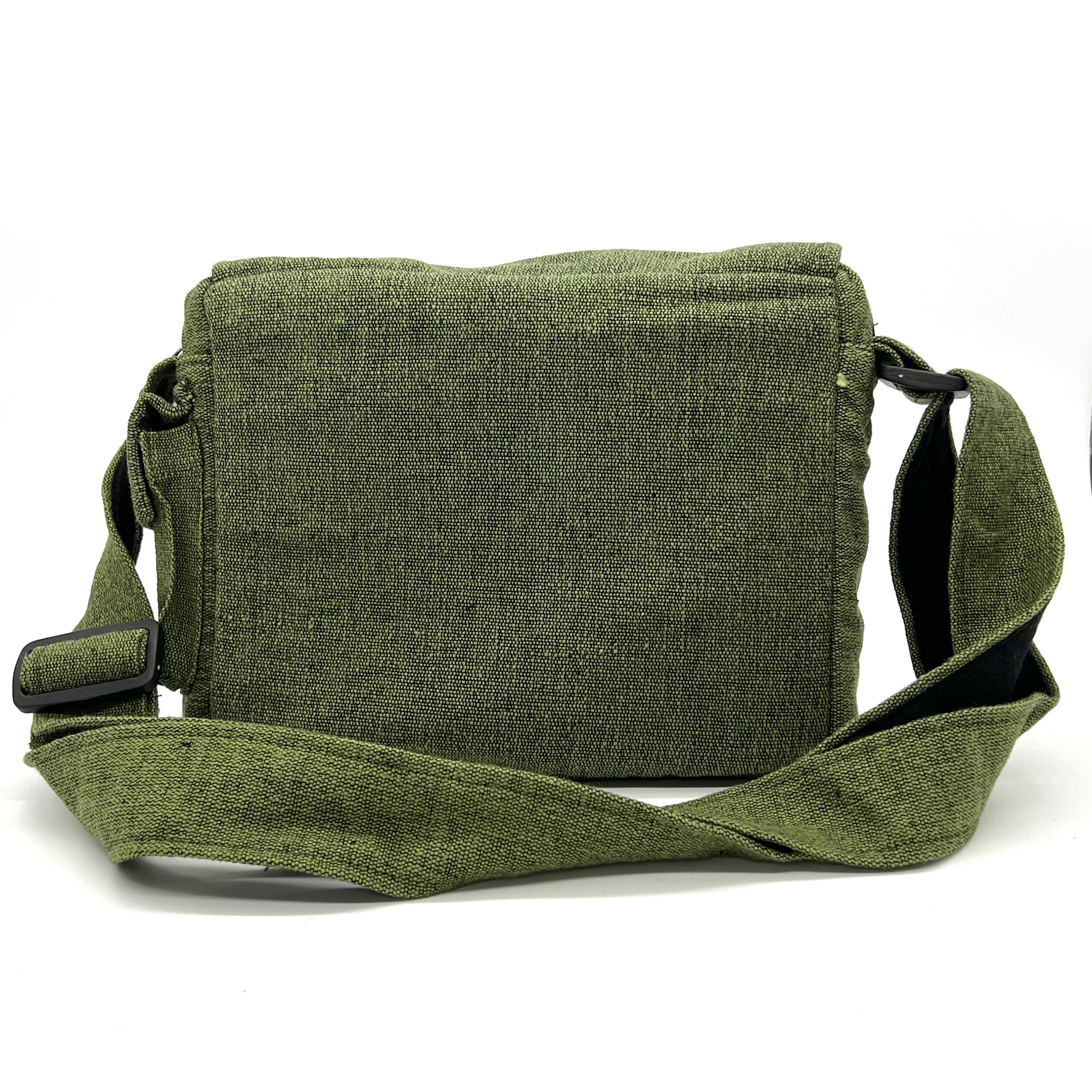 Messenger Crossbody Bag With Sun Moon Embroidery, Handmade
