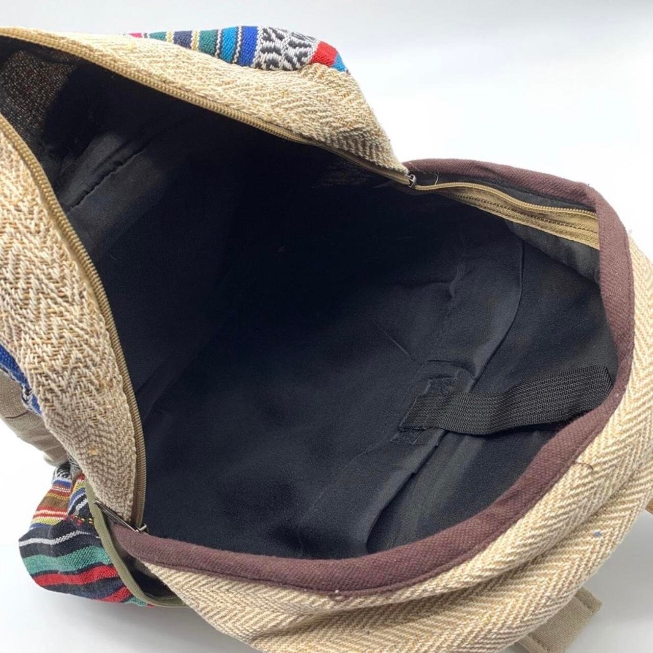 Mini sac à dos en chanvre, sac à dos en chanvre