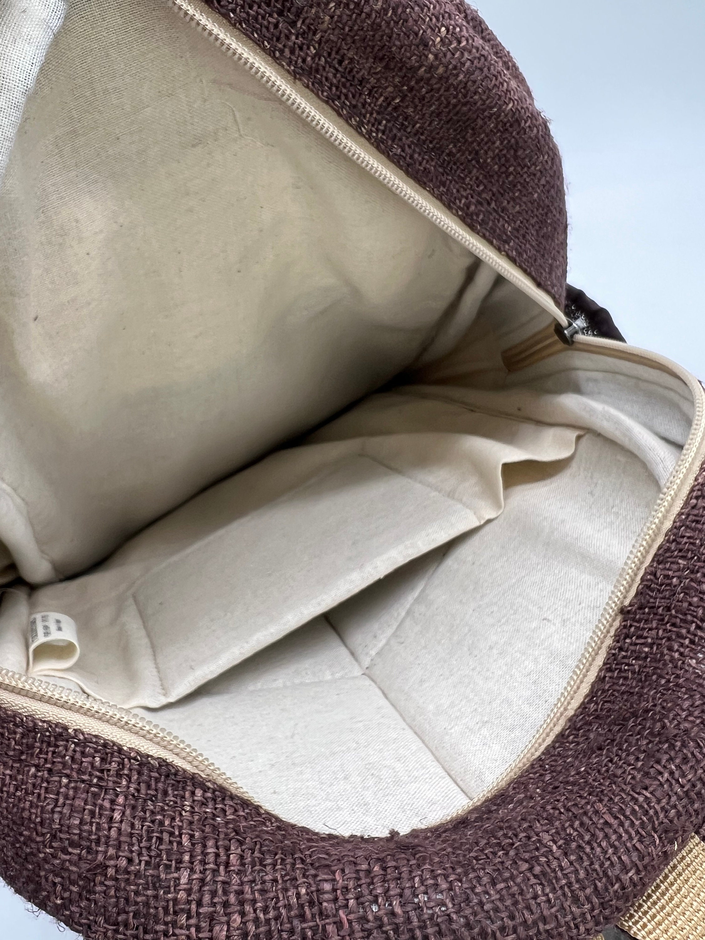 Kailash Himalayan Pure Hemp Brown Backpack Amazon.com: Himalayan Fashion Large Handmade Hemp Medium  main image 4