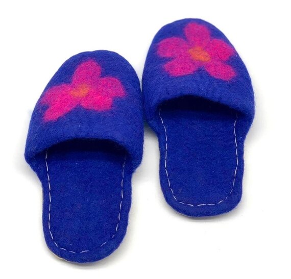 Buy Felt Wool Slippers soft Slippers indoor Cozy Slippers anti
