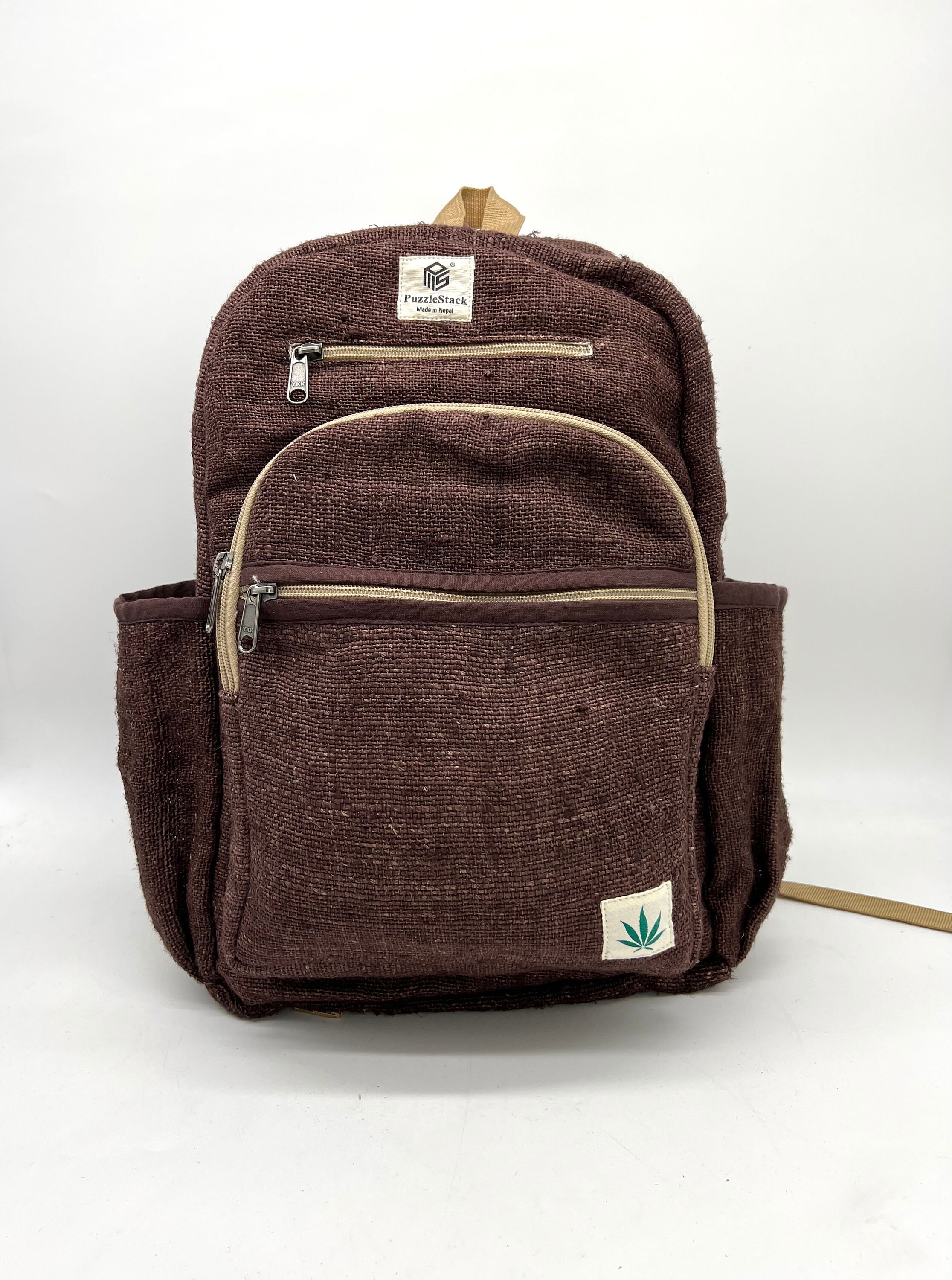 Kailash Pure Himalayan Hemp Backpack, Eco-friendly Large 