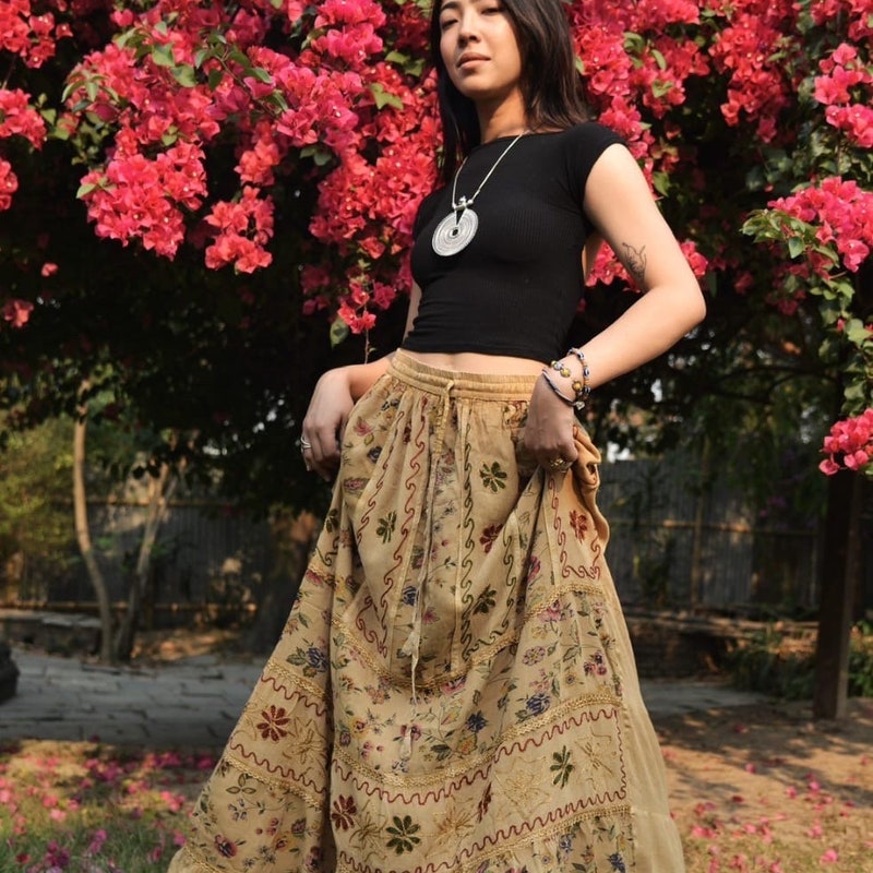 Ladies of the Canyon Embroidered Skirt