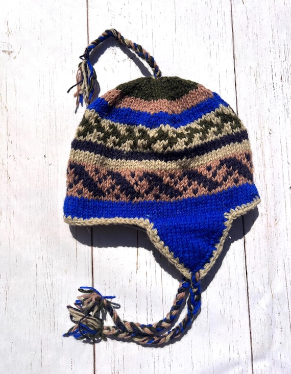 Unisex Beige Blue Warm Fleece-Lined Knit Beanie Skull Cap for Cold Weather Men Warm Knitted Skull Cap Beanie Hat Brimless Fleece Lined  main image 2