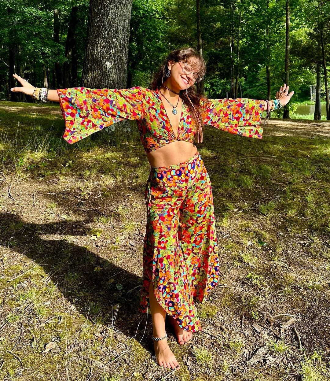 hippy festival dress Boho Poncho Beach Dress  Women Hippie Festival Outfit Priestess Dress   Summer Tunic Coverup  Lounge Wear Patio Gown / Coffee