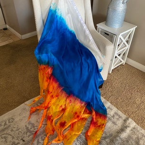 Holy Spirit Fire  Worship Flags (set of two)