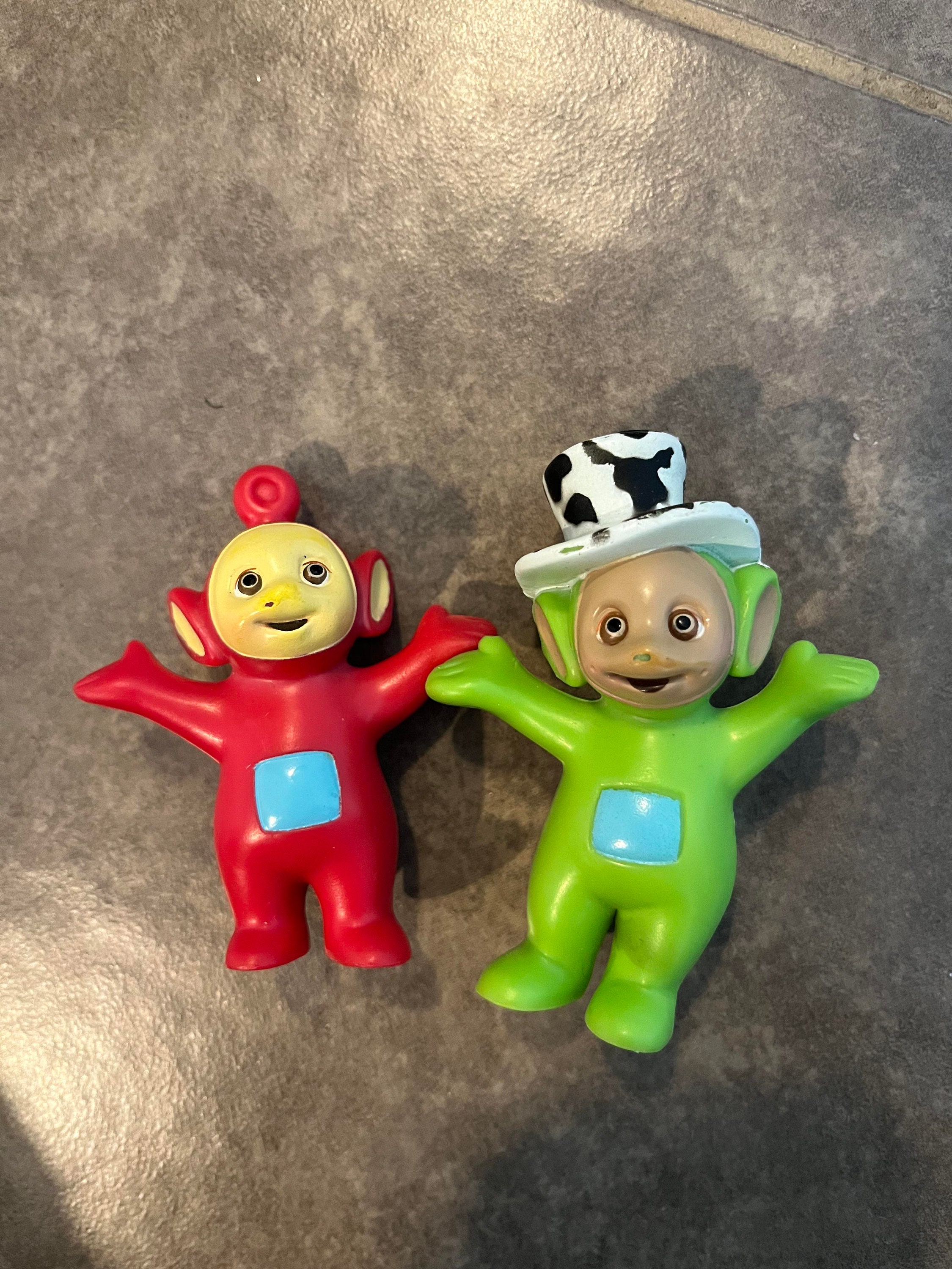 1998 Teletubbies Dipsy Cow Print Hat and Po PVC Figure Etsy Australia