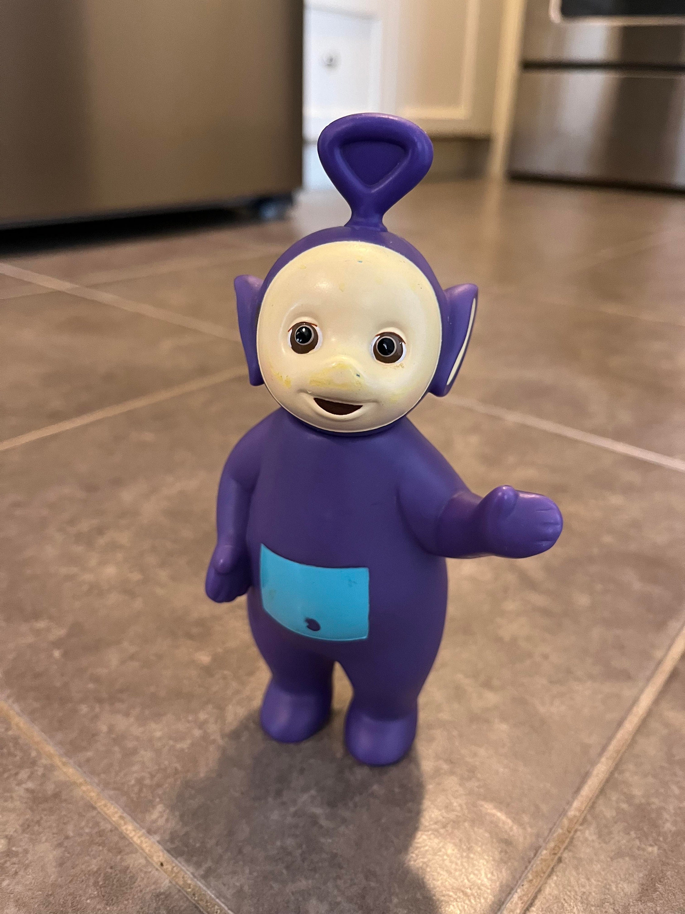 Vintage 1998 Teletubbies Tinky Winky Purple Figure