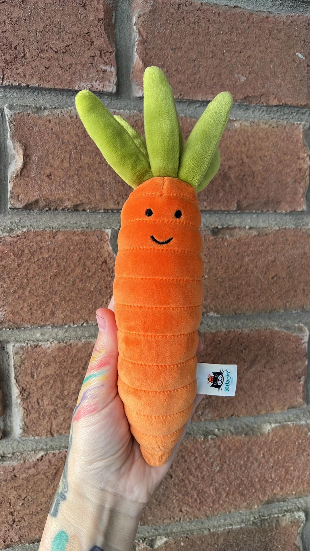 Jellycat Carrot Plush Stuffed Vegetable 9 Super Soft Toy Etsy