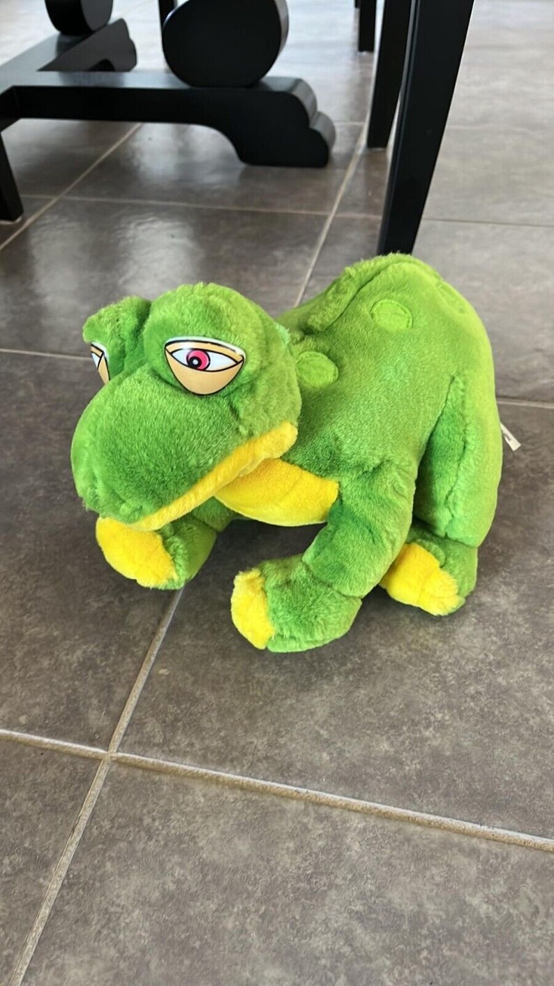 The Land Before Time Spike Toy Network Plush Green Vintage Etsy Australia