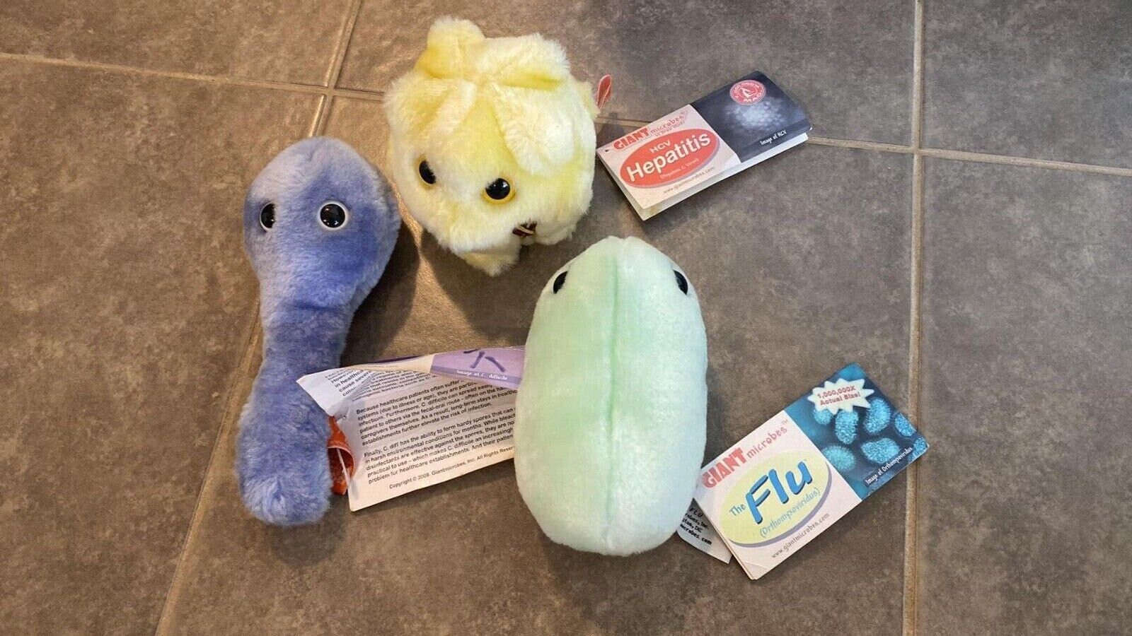 microbial flu plush
