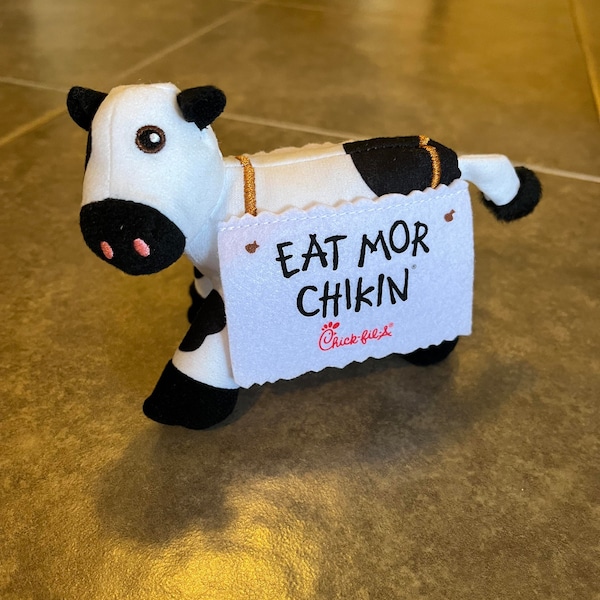 Chick Fil a Cow Plush Etsy