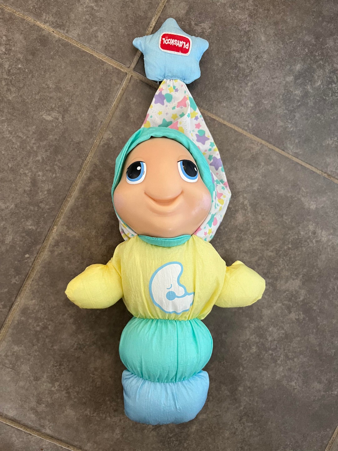 Playskool Gloworm Light up Glow Worm Plush Toy Hasbro 1996 10 Etsy