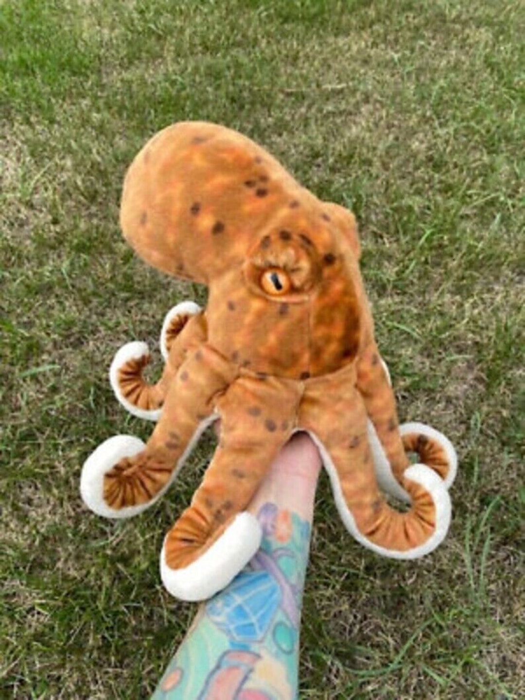 Squid Sea Creature Plush Toy Octopus Etsy