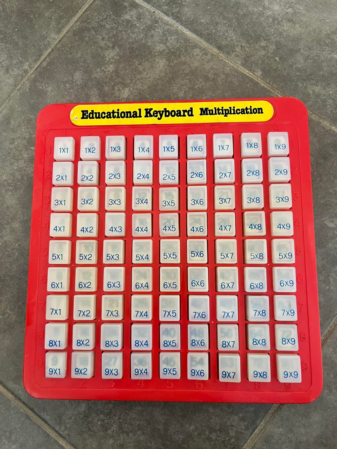 Multiplication Easy Learning Push Button to Reveal Answers Etsy