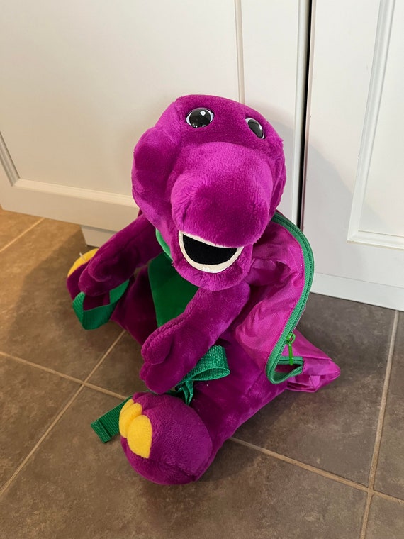 Vintage 1993 Barney The Dinosaur & Friends Plush Back… - Gem