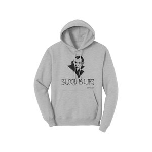 Port & Co Hoodie - Blood is Life - Dracula