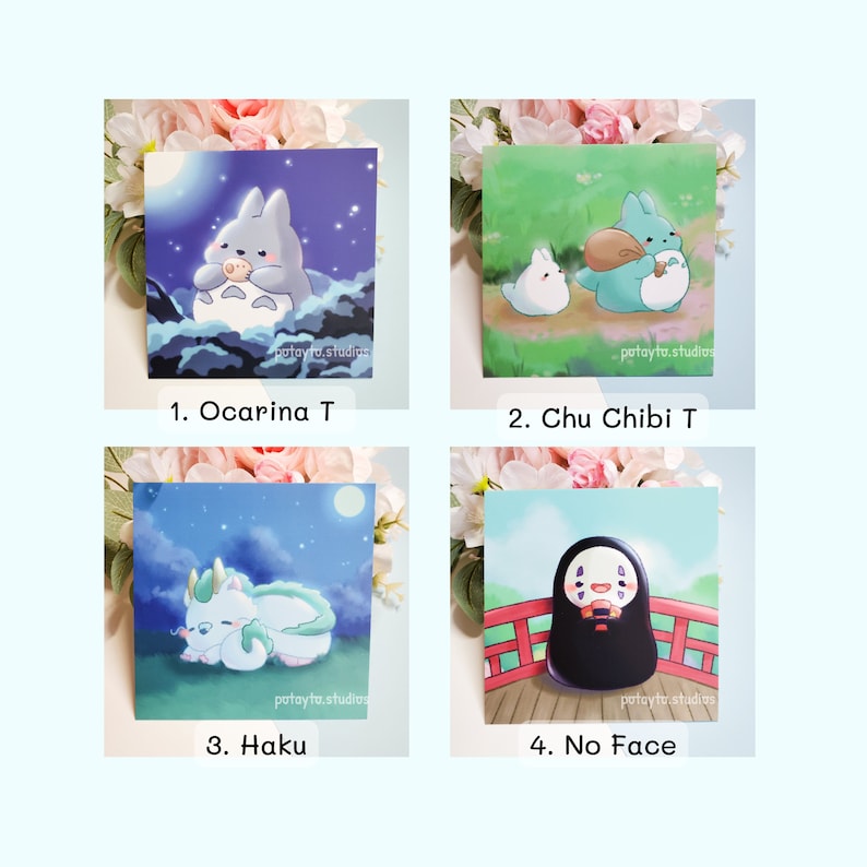 Art Print Set Bundle Cute Art Print Kawaii Art Print Etsy