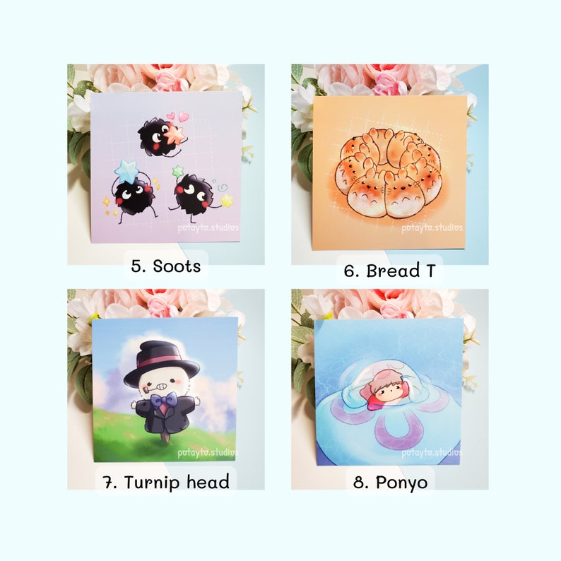 Art Print Set Bundle Cute Art Print Kawaii Art Print Etsy