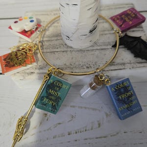 A Court of Thorns and Roses Charm Bracelet