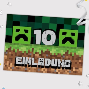 Bowling Einladungskarten zum 10. Kindergeburtstag Game coole Einladungen zum zehnten Geburtstag für Mädchen und Jungen Jungsgeburtstag