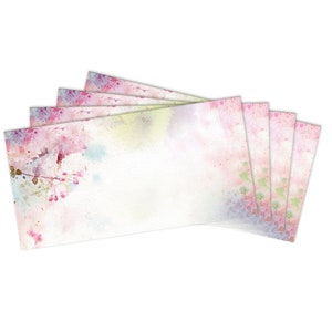 Briefpapier mit Umschlag Briefpapier-Set Ostern Rose Blumen Aquarell Motivpapier für Einladungen Hochzeit Briefe Blätter Urkunden Dekopapier Bild 3