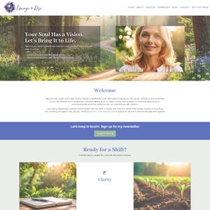 Life Coach WordPress Theme, Divi Premade Layouts