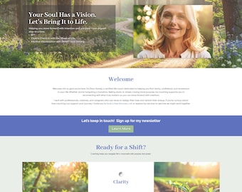 Life Coach WordPress Theme, Divi Premade Layouts
