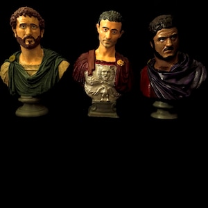 Realistic Roman Emperor's Bust(Agustus-Emperator-Censor)