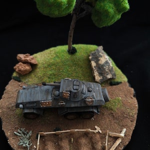 Realistic Model SDKFZ 231-6 Rad Armoured Vehicle