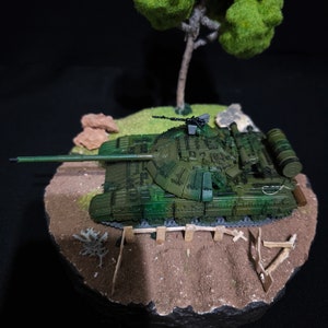 Realistic Model T-64BM Bulat Ukrainian Main Battle Tank
