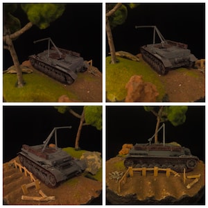 Realistic Model German Berge Panzers(BergePanzer IV-BergeHetzer)