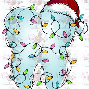 Christmas Tooth in Lights
