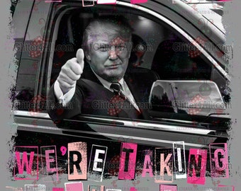 Get In Loser We’re Taking America Back for Black Shirt