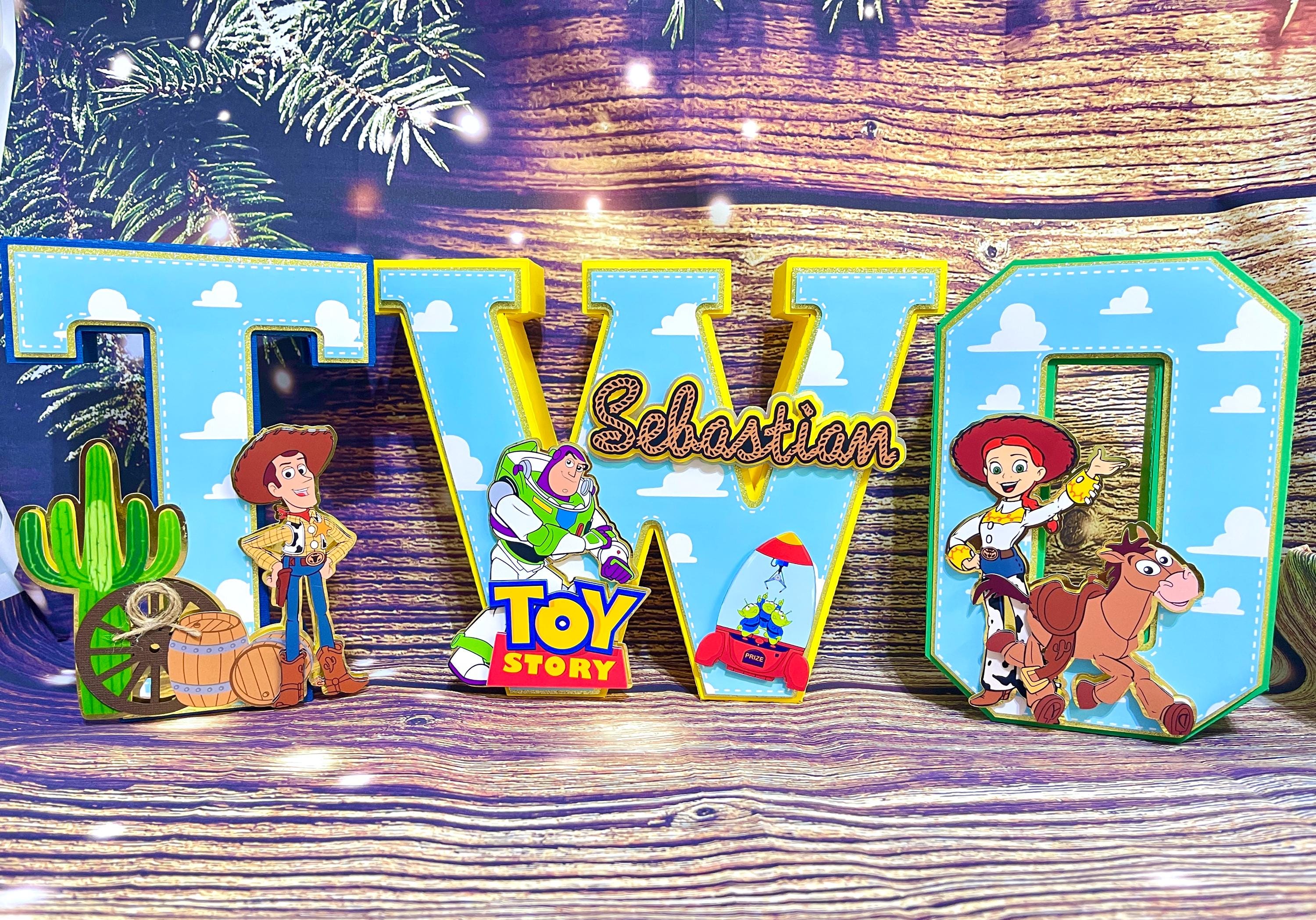 Custom 3D Letters Inspired by Popular Animation Theme - Toy Story