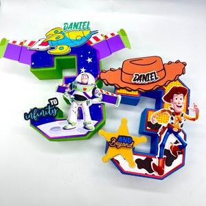 3D Letter Toy Story - Party Decor, Toy Story Birthday