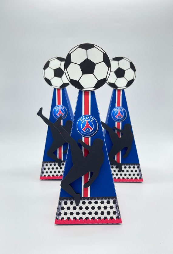 PSG Favor Box PSG Party Decoration PSG Birthday Paris Saint German Pyramid  Box 