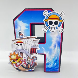 Anime 3D letters - Anime Party Decor - Anime Birthday