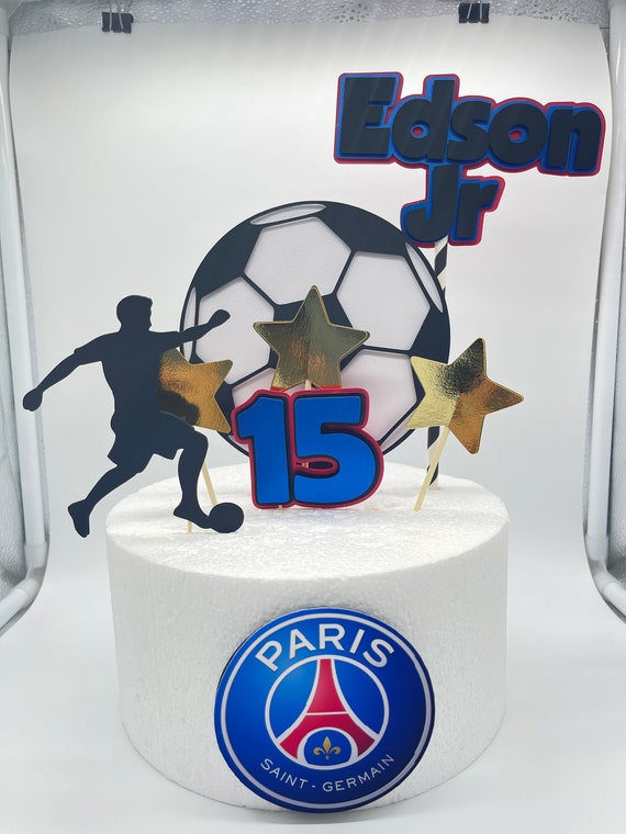 PSG Cake Topper PSG Party Decoration PSG Birthday 