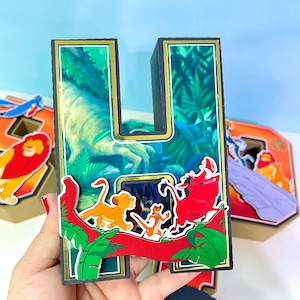 The Lion King 3D Letter - Etsy