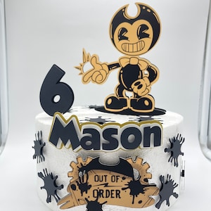 Bendy and the Ink Machine Cake Topper - BeePaper Exclusive Design
