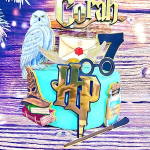 Zauberer Inspiriert Cake Topper